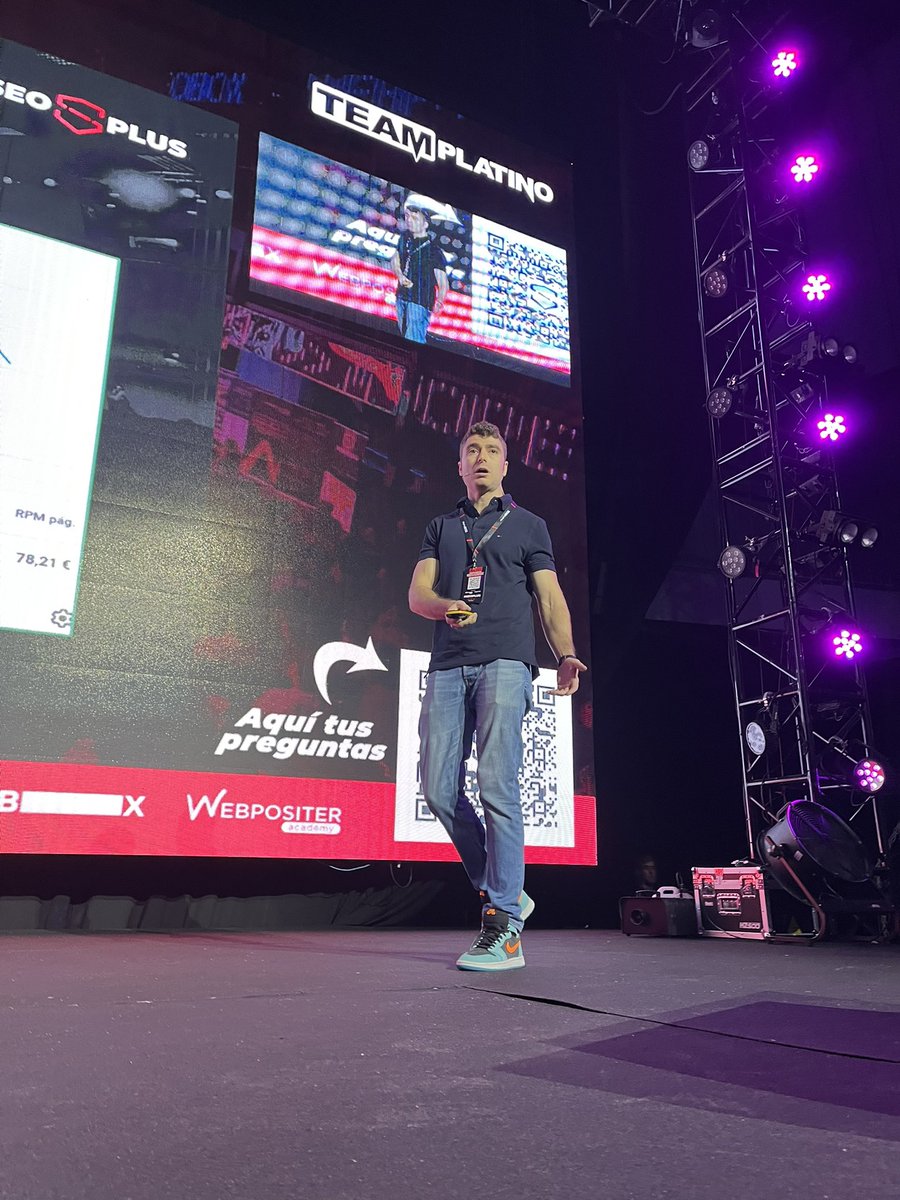 Seoplustv's tweet photo. Toma nota de todos los consejos de @Sergi0Canales
Recomendaciones de oro para poder vivir del adsence
Seguimos en #SEOPLUS https://t.co/7ywisLigY7
