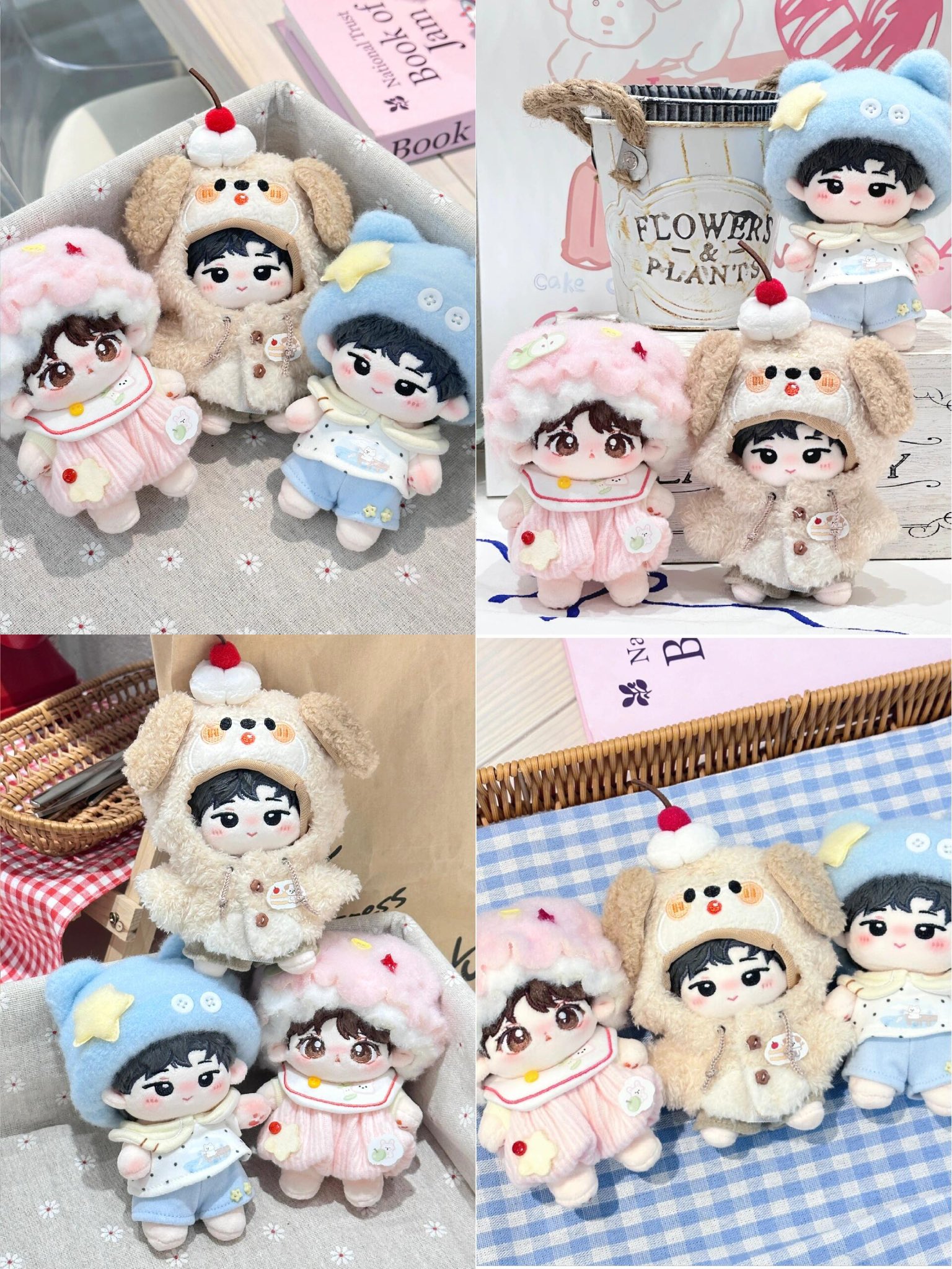 ꙳★*゜断捨離中꙳★*゜ぬい服 ぬい服］10cm 無属性 ぬいぐるみ用 お洋服【白兔】 – candymoon