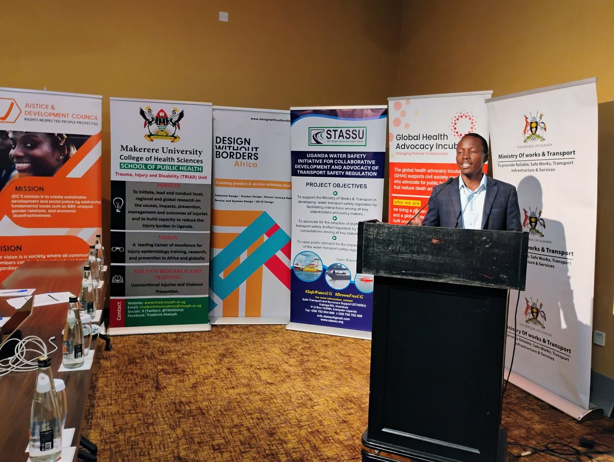 Global Health Advocacy Incubator in partnership with Ministry of Works and Transport is commemorating the #WorldDrowningPreventionDay at Speke Resort Munyonyo today.

For live updates, use the following hashtags.
#DrowningPrevention
#StopDrowningNow
#DrowningPreventionUG