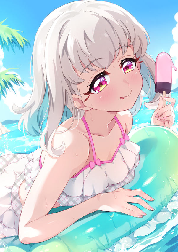 yukarichan2022's tweet image. 今日の暑さヤバすぎてホームランバー苺味買ってきたっ🍓🍨
前回のメロロンに続いてプリルン(人間タイプ)落書き絵も描いてみたぁ🍑🤍🎤✨