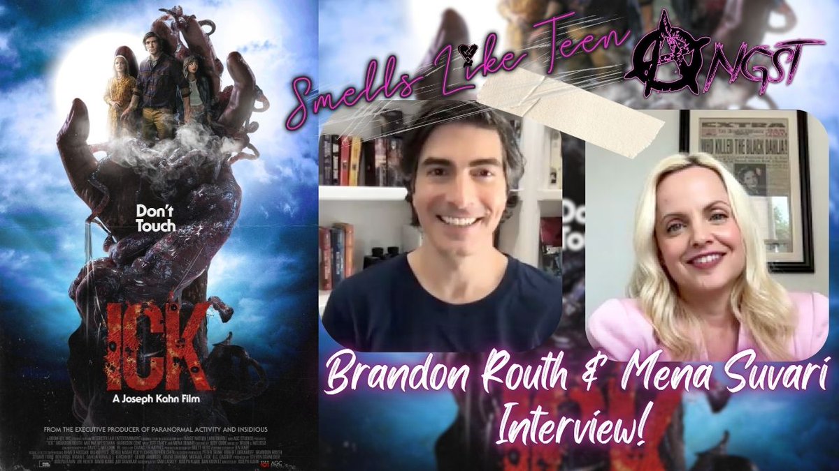 SLTAngst's tweet image. Sarah sat down with ICK stars Brandon Routh and Mena Suvari to discuss their new film together!
Thanks For Watching! Follow the link below for the full video, make sure to like, subscribe & comment!
--►bit.ly/4okHDp0
#ICKMovie
