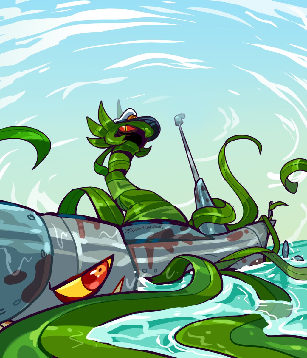 GreenManeHeart's tweet image. π¦ Kommander Kelp π
Revenge Attack for @ballin_chain
#plantsvszombies #pvzheroes #artfight2025 #artfight #illustration #tanglekelp #pvz