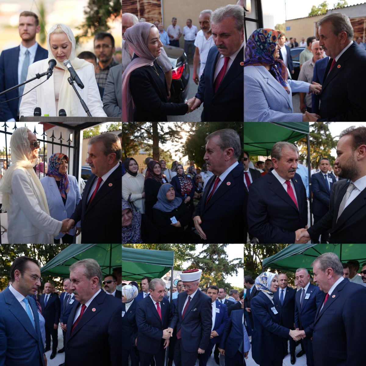 Genel Başkanımız Sayın Mustafa Destici beraberindeki başkanlık divanı üyelerimiz Recep Tufan, Doç. Dr. Emin Serin, Türker Yörükçüoğlu ve Kocael İl Başkanımız Metehan Küpçü ile birlikte Gümülcine'de, 30 yıl önce kaybettiğimiz Batı Trakya Türklerinin lideri, kadim Türk tarihinin en