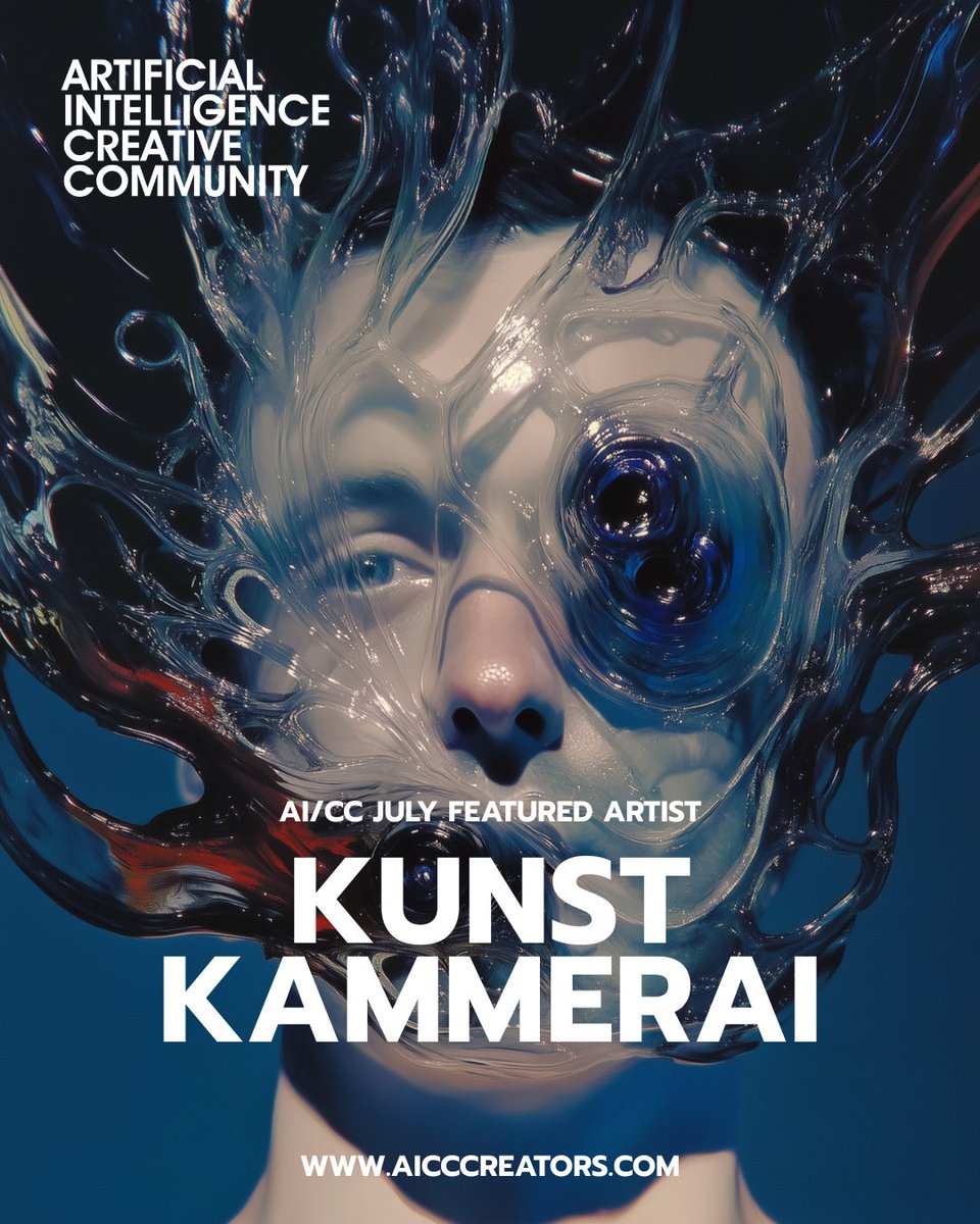 AI / CC Artificial Intelligence Creative Community (@aicc_io) on Twitter photo โจ ๐๐/๐๐ ๐๐๐น๐ 2025 :: ๐๐ฟ๐๐ถ๐๐ ๐๐ฒ๐ฎ๐๐๐ฟ๐ฒ โ ๐๐๐ป๐๐๐ธ๐ฎ๐บ๐บ๐ฒ๐ฟ๐ฎ๐ถ โจ
Weโre thrilled to spotlight our July featured artist at ๐๐/๐๐ :: ๐๐ฟ๐๐ถ๐ณ๐ถ๐ฐ๐ถ๐ฎ๐น ๐๐ป๐๐ฒ๐น๐น๐ถ๐ด๐ฒ๐ป๐ฐ๐ฒ ๐๐ฟ๐ฒ๐ฎ๐๐ถ๐๐ฒ ๐๐ผ๐บ๐บ๐๐ป๐ถ๐๐ โ ๐๐๐ป๐๐๐ธ๐ฎ๐บ๐บ๐ฒ๐ฟ๐ฎ๐ถ. โจ ๐๐/๐๐ ๐๐๐น๐ 2025 :: ๐๐ฟ๐๐ถ๐๐ ๐๐ฒ๐ฎ๐๐๐ฟ๐ฒ โ ๐๐๐ป๐๐๐ธ๐ฎ๐บ๐บ๐ฒ๐ฟ๐ฎ๐ถ โจ
Weโre thrilled to spotlight our July featured artist at ๐๐/๐๐ :: ๐๐ฟ๐๐ถ๐ณ๐ถ๐ฐ๐ถ๐ฎ๐น ๐๐ป๐๐ฒ๐น๐น๐ถ๐ด๐ฒ๐ป๐ฐ๐ฒ ๐๐ฟ๐ฒ๐ฎ๐๐ถ๐๐ฒ ๐๐ผ๐บ๐บ๐๐ป๐ถ๐๐ โ ๐๐๐ป๐๐๐ธ๐ฎ๐บ๐บ๐ฒ๐ฟ๐ฎ๐ถ.
