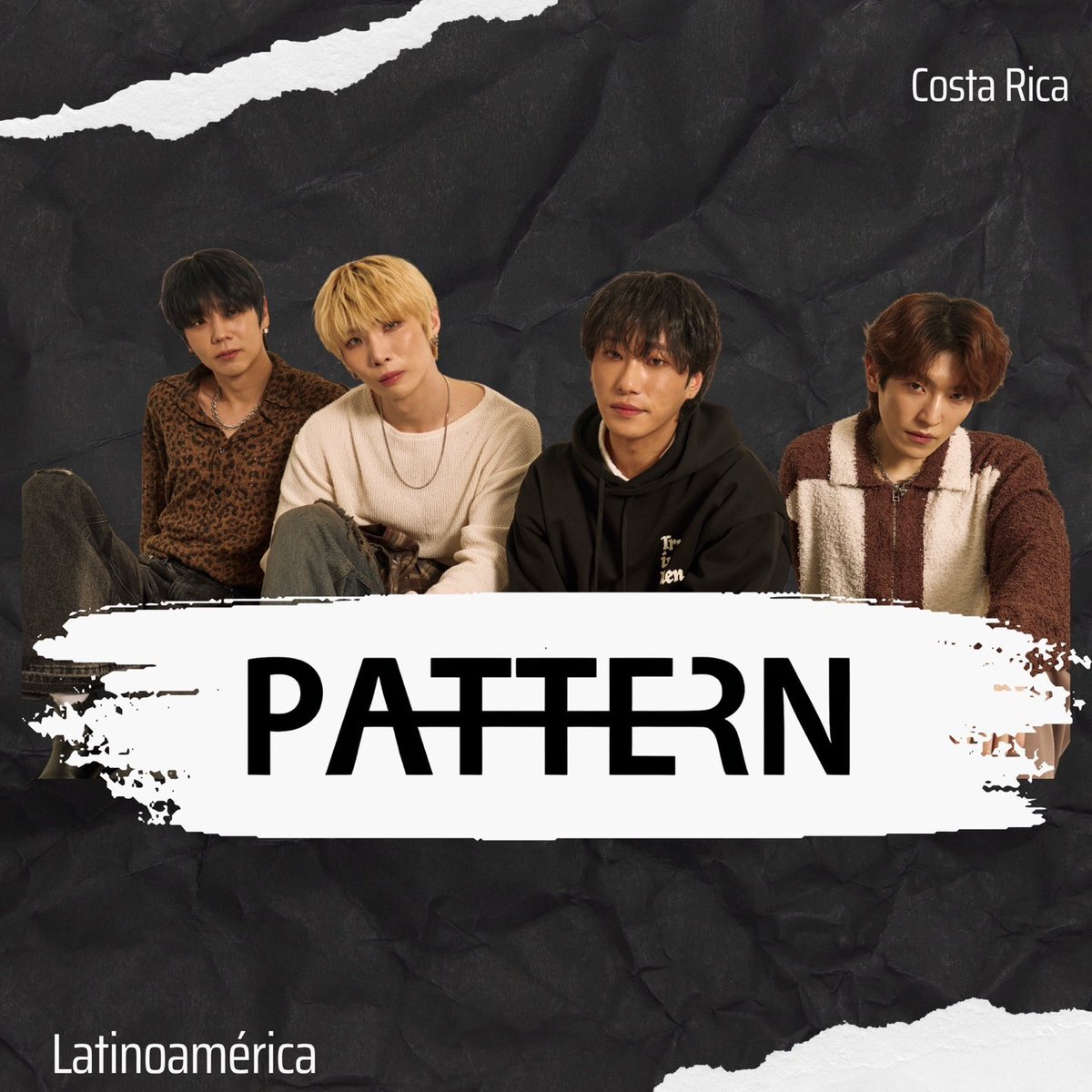 Pattern_5's tweet image. [📢]

Coming soon

#costarica #latinamerica 
#패턴 #pattern
#지누 #Jinu 
#제이제이 #JJ
#쿤 #koon  
#쿄  #Kyo