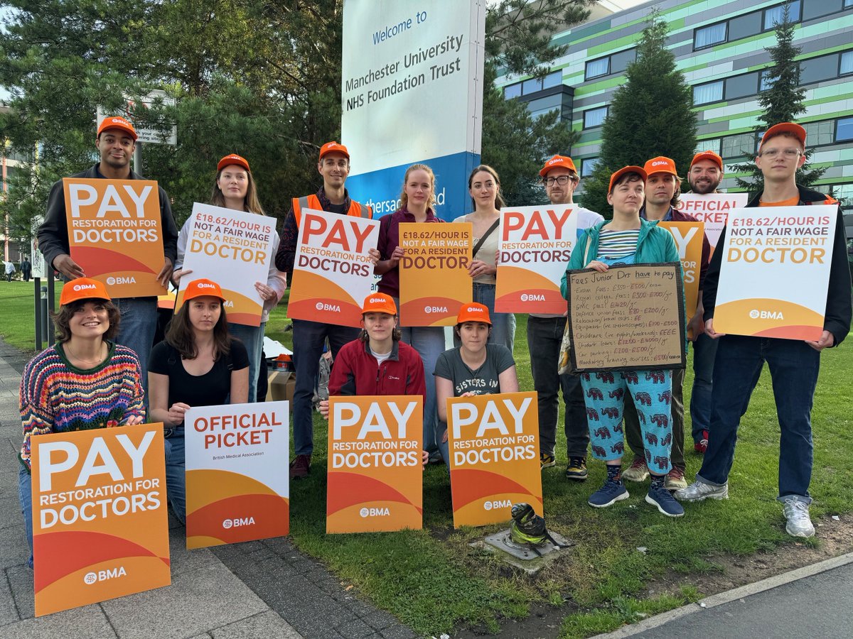 Resident Doctors (@bmaresidents) on Twitter photo We’ll be sharing content from the picket lines throughout the day
Don’t forget to tag us <a href="/BMAResidents/">Resident Doctors</a> in your posts and use the hashtag #PayRestoration We’ll be sharing content from the picket lines throughout the day
Don’t forget to tag us <a href="/BMAResidents/">Resident Doctors</a> in your posts and use the hashtag #PayRestoration