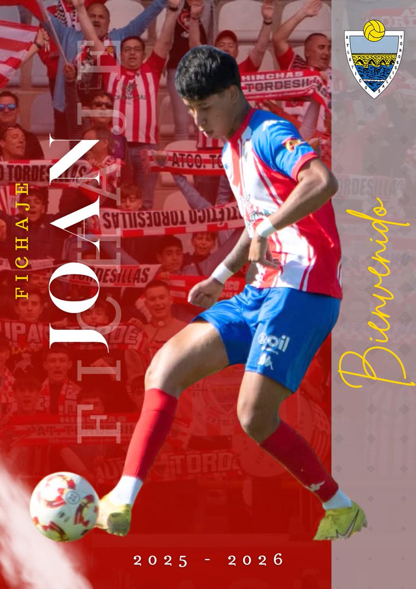 Atlético Tordesillas (@atcotordesillas) on Twitter photo ℹ️ Joan Castaño octava incorporación del Torde 25/26
Tras rescindir su contrato con el <a href="/SalamancaCFUDS/">Salamanca UDS</a>, el central hispano ecuatoriano llega en propiedad a Las Salinas con el objetivo de seguir con su progresión y ser un jugador importante en el once de Álex.
#VamosTorde💪🏽 ℹ️ Joan Castaño octava incorporación del Torde 25/26
Tras rescindir su contrato con el <a href="/SalamancaCFUDS/">Salamanca UDS</a>, el central hispano ecuatoriano llega en propiedad a Las Salinas con el objetivo de seguir con su progresión y ser un jugador importante en el once de Álex.
#VamosTorde💪🏽