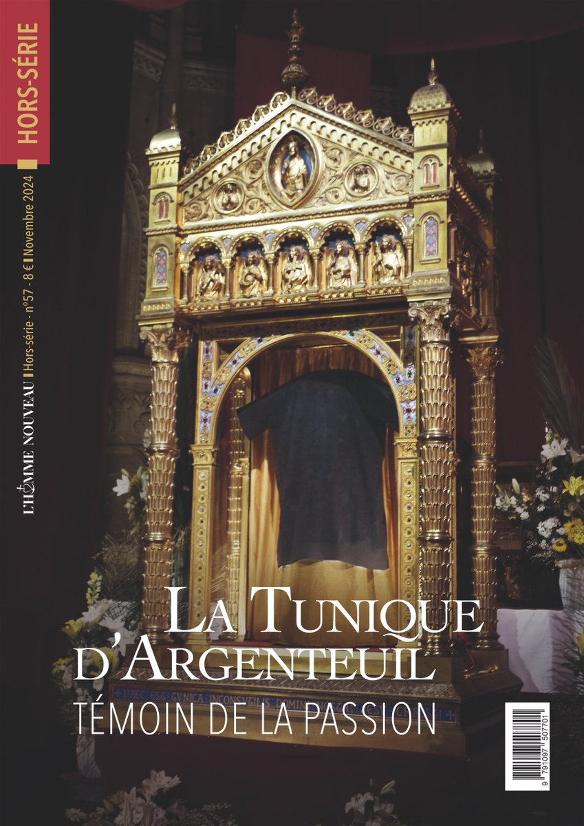 📖 Chaque jour de cette semaine, sur notre site, un extrait de notre hors-série n° 57 :

👚«  La Tunique d’Argenteuil, témoin de la Passion » 

💻 lire ici : hommenouveau.fr/dossier_themat…

📘 commander ici : hommenouveau.aboshop.fr/common/product…