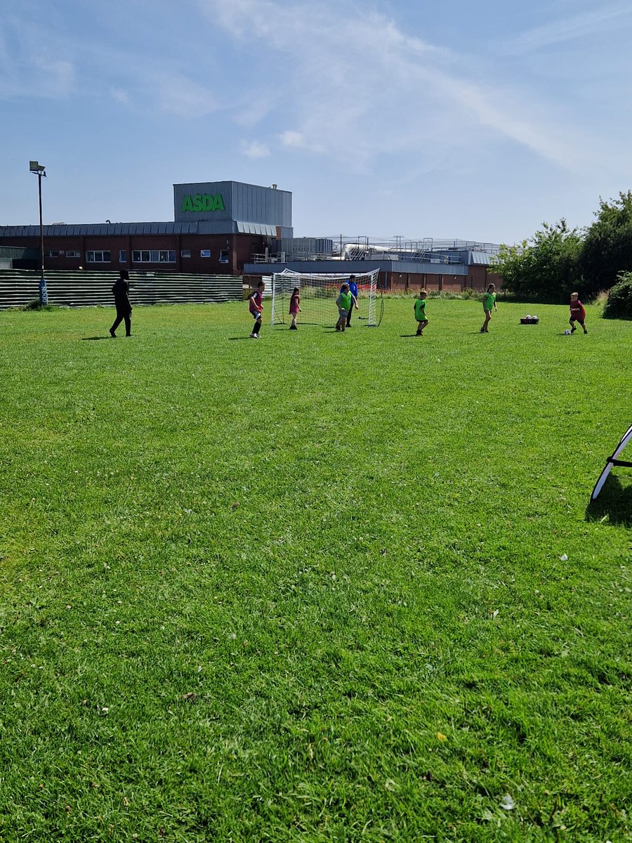 Yesterday was Day 4 of our Young Carers Summer Activities &amp; they were with <a href="/BarrowAFC/">Barrow AFC</a> Community Team doing a fun, filled session...