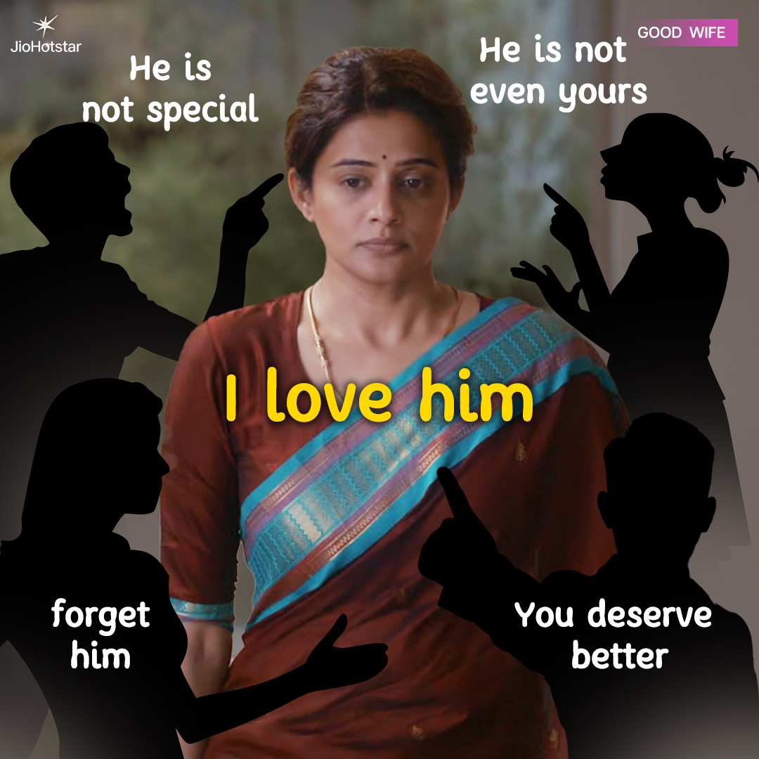 JioHotstartam's tweet image. To every woman who stands tall against all odds for love ❤️
#JioHotstarTamil #GoodWife #GoodWifeOnJioHotstar #GoodWifeNowStreaming #JioHotstar
