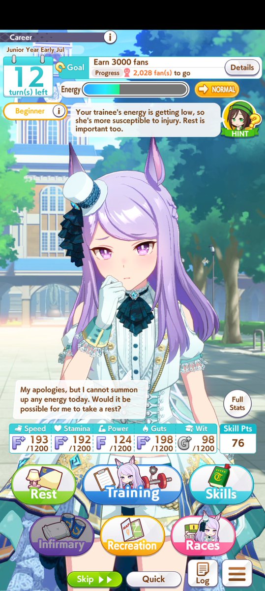 Twiks314's tweet image. I&apos;m racing the anime horses