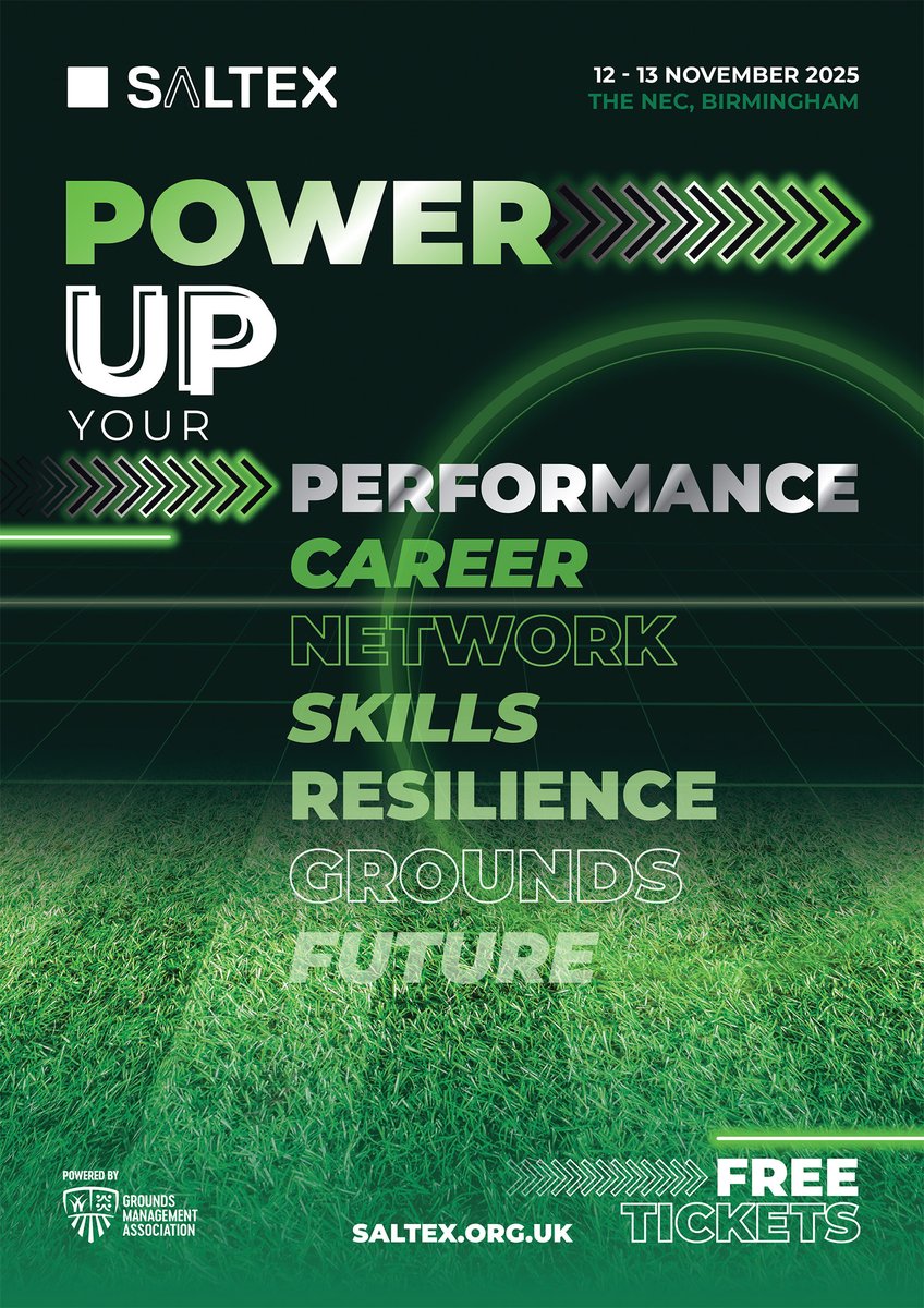Football & Stadium Management (@fsmmagazine1) on Twitter photo Latest Issue 📰: Powering Up #Performance In Grounds Management
<a href="/SALTEX_show/">SALTEX | Turf Management Show</a>, Europe’s premier #event for the #GroundsManagement sector, returns to <a href="/thenec/">The NEC</a> on 12–13 November 2025.
➡️fsm-online.co.uk/features/salte…
#SALTEX2025 #grounds #PitchCare #innovation #tradeshow #sports #amenity Latest Issue 📰: Powering Up #Performance In Grounds Management
<a href="/SALTEX_show/">SALTEX | Turf Management Show</a>, Europe’s premier #event for the #GroundsManagement sector, returns to <a href="/thenec/">The NEC</a> on 12–13 November 2025.
➡️fsm-online.co.uk/features/salte…
#SALTEX2025 #grounds #PitchCare #innovation #tradeshow #sports #amenity