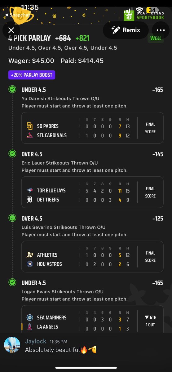 ParlayLonVIP's tweet photo. CASSHHHHHHH🏦🤯✅📈  POSTED IN FREE DISCORD 🤞🏽💰 #SportsGambling https://t.co/hYo2y74iyV