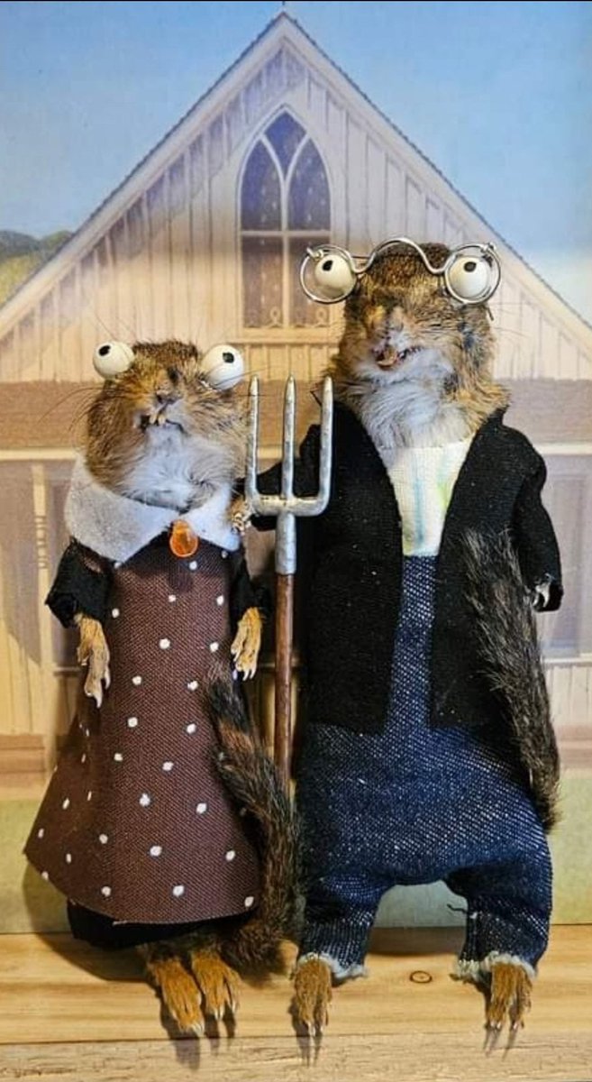 CrapTaxidermy's tweet image. When you get to the school gates on Monday morning and headmaster and teacher are waiting to talk to you about little Jimmy....