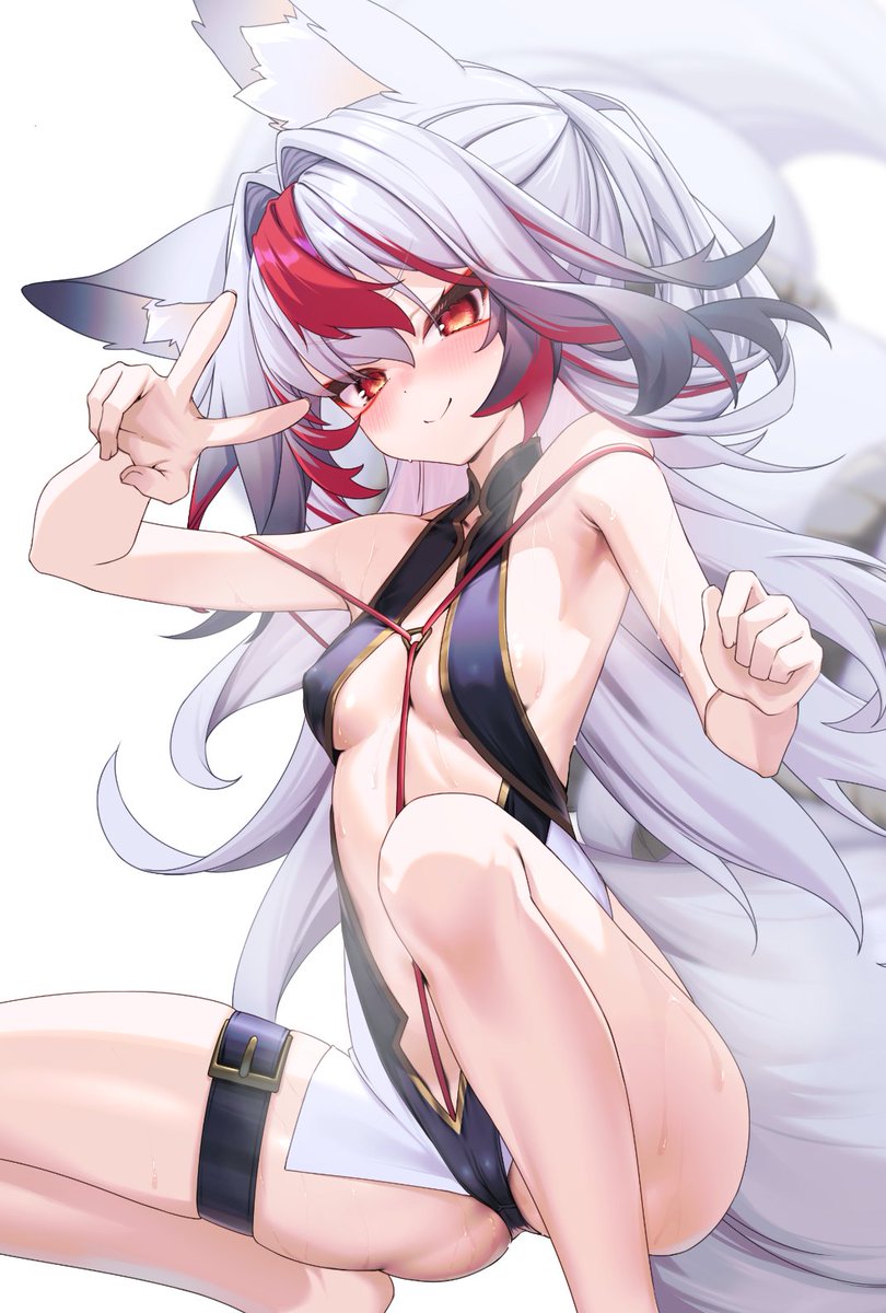 水着白藻ちゃん😋😋😋