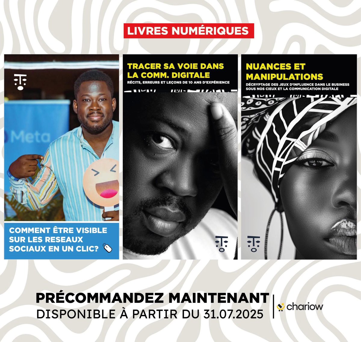 Ils seront disponibles le 31 juillet.Alors si ça peut éclairer une étape de votre parcours, c’est le bon moment. Précommandez maintenant - Le lien est en commentaire 👇🏽