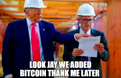 richardseiler's tweet image. GM Mates!
Look like the meeting with Don and Jay went as we hoped #Bitcoin #Bullrun2025
