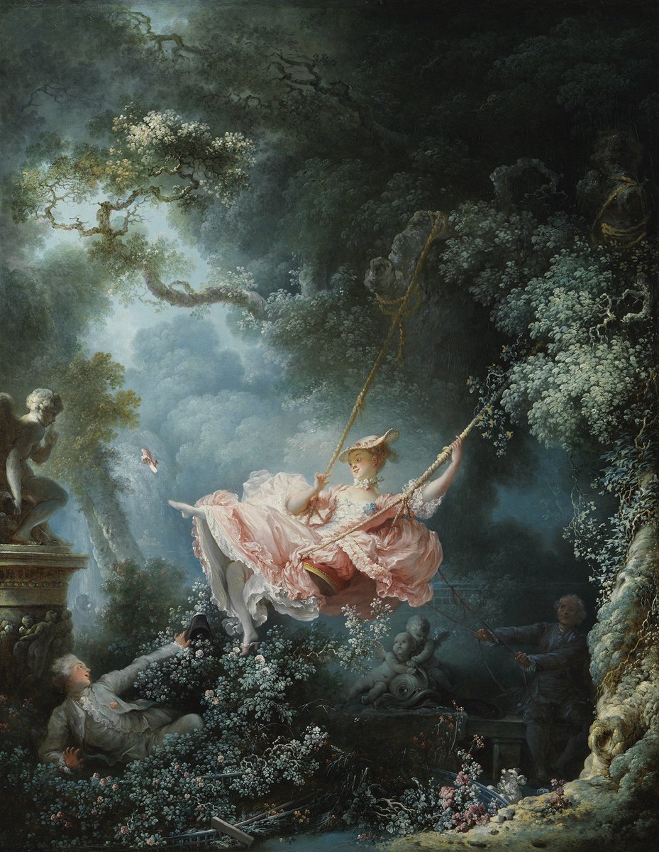 Bow Street Society Trivia of the Day
"The Swing" (also known as "The Happy Accidents of the Swing") (pictured) was painted by Jean-Honoré Fragonard approx. between 1767–8.