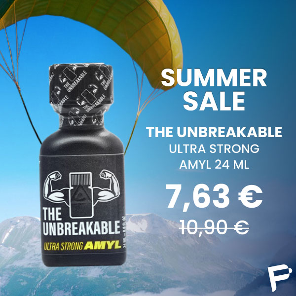 Die Kraft von THE UNBREAKABLE 💪

Entdecken Sie THE UNBREAKABLE Ultra Strong Amyl 24 ml zum Sommerpreis! 🌞

Aktuell für nur 7,63 € statt 10,90 €.
💥 Für besonders intensive Momente.
➡️ Sichern Sie sich Ihr Fläschchen, solange der Vorrat reicht!

➡️ bit.ly/3UzlxBa