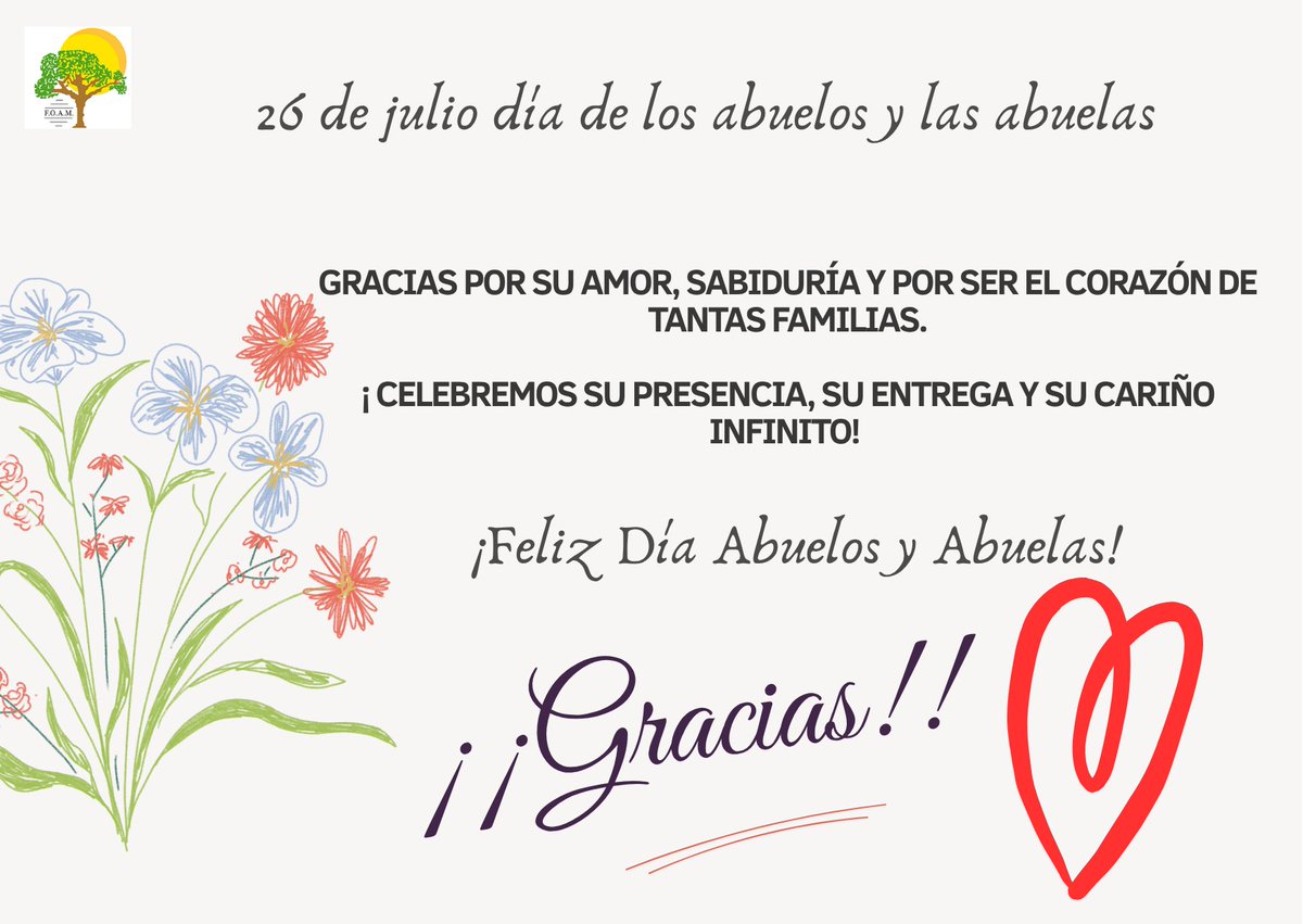 26 DE JULIO DÍA DE LOS ABUELOS Y LAS ABUELAS