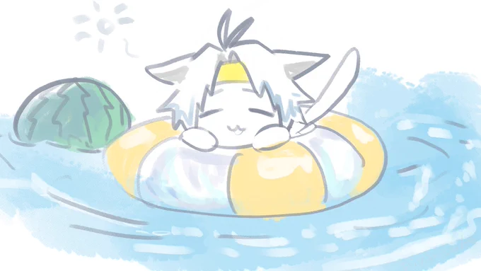 こんなに暑いと何もやる気おきないよね〜