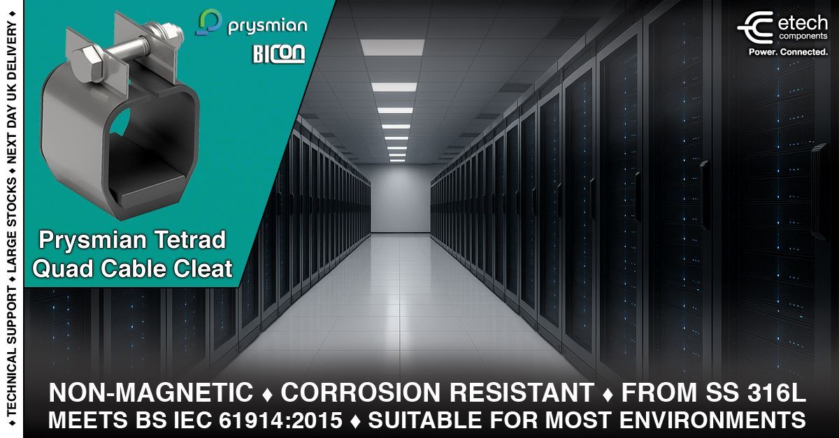E-Tech Components Ltd (@etechcomponents) on Twitter photo ππ ππππ ππππππ. ππππ ππππππ ππππππππ. π‘οΈ <a href="/Prysmian_/">Prysmian</a> #BICON Tetrad #QuadCleats are built for high-density #DataCentres β holding quad cable formations (Γ 20β70 mm) with strength, speed & compliance π etechcomponents.com/products/prysmβ¦ #PowerConnected ππ ππππ ππππππ. ππππ ππππππ ππππππππ. π‘οΈ <a href="/Prysmian_/">Prysmian</a> #BICON Tetrad #QuadCleats are built for high-density #DataCentres β holding quad cable formations (Γ 20β70 mm) with strength, speed & compliance π etechcomponents.com/products/prysmβ¦ #PowerConnected