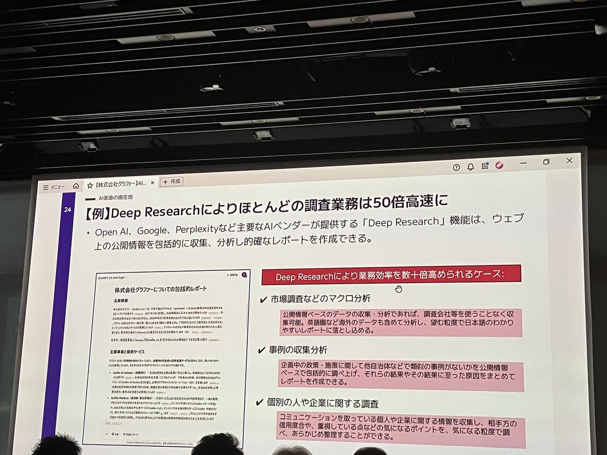 akipii's tweet image. #RedmineJapan 企画前の調査はAIが効率化してくれる。調査業務はもはや人力不要。