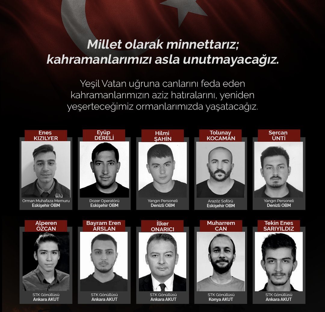 şehitlerimize Allah'tan rahmet yakınlarına başsağlığı ve sabırlıklar dileriz. mekanınız cennet olsun inşallah.