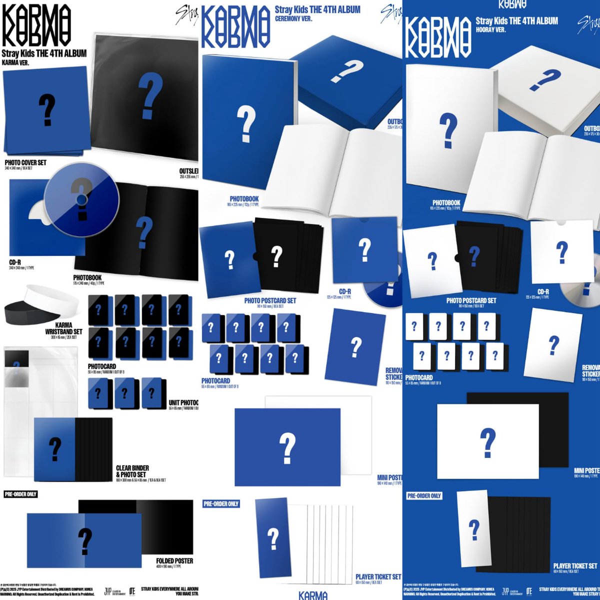 TikaNabila21's tweet photo. #OPENORDER
PO #StrayKids - album #KARMA
- karma (lim)* 340k DP 180k
- standard (ceremony/hooray)** 340k DP 180k
- accordion 200k DP 100k
- compact 182k DP 90k
- skzoo 495k DP 350k
๐Limited ver open web fansshop, muplant, swkr, yes24, aladin, bdm
๐Versi lainnya open All Web KR https://t.co/4SVbBgg13Q