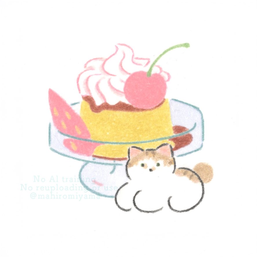 mahiromiyama's tweet image. 🍮🤍
#SUZURI  #コミッション