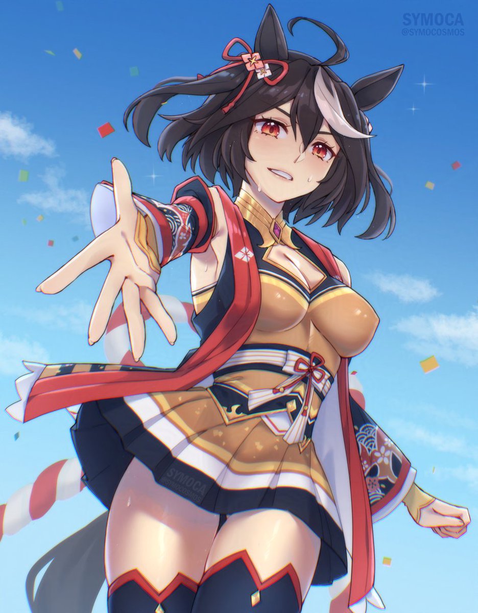 symocosmos's tweet image. kitasan black ❤ #umamusume