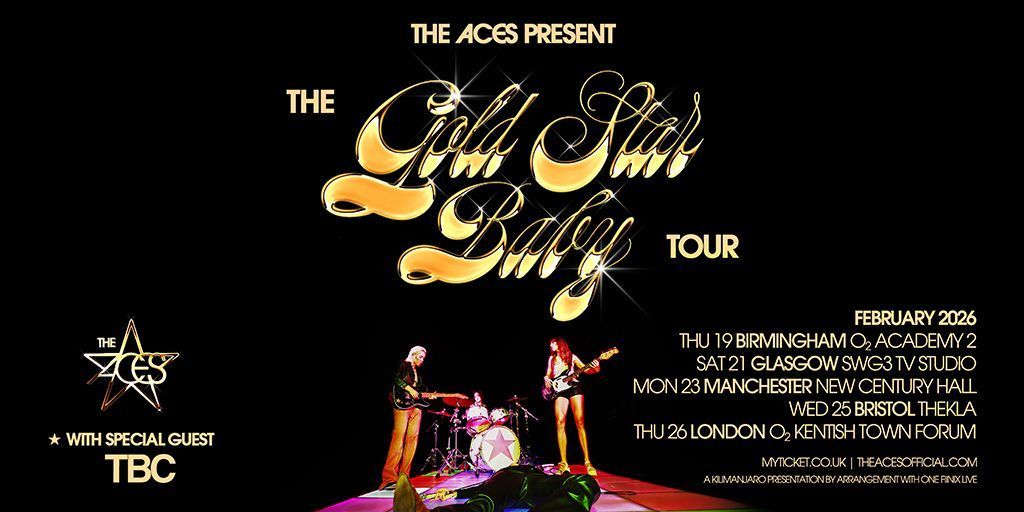 gigseekr's tweet image. With their new album set for release next month, @theacesofficial have announced a massive World Tour!
The UK leg of the 'Gold Star Baby' Tour kicks off in February - get tickets from 10am:
gigseekr.com/tour/jat
