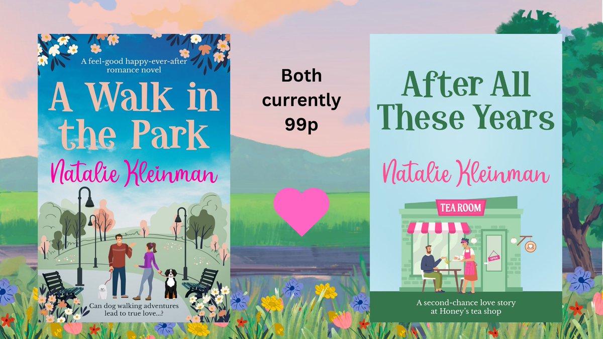 #99pBooks   
One #pricedrop 
one #PreOrder   
Both fabulous #romances 
getbook.at/AWalkInThePark 
getbook.at/AfterAllTheseY…