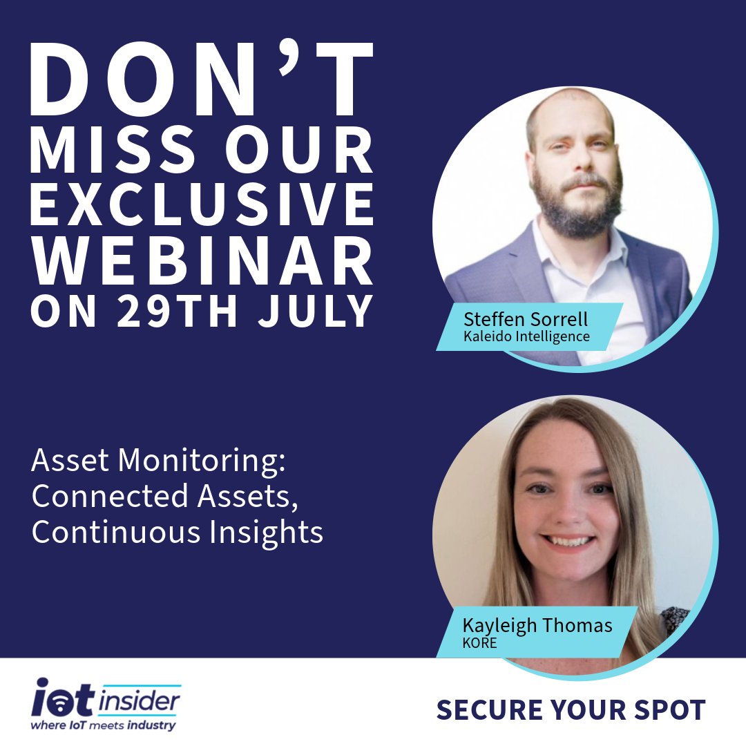 🚨 Don’t miss your final chance to join the <a href="/KORE_Wireless/">KORE</a> x IoT Insider webinar!
 🗓️ July 29: Asset Monitoring – Connected Assets &amp; Continuous Insights

Explore how IoT enables real-time tracking &amp; predictive analytics for smarter remote monitoring.

🔗 bit.ly/4lBrbP2
