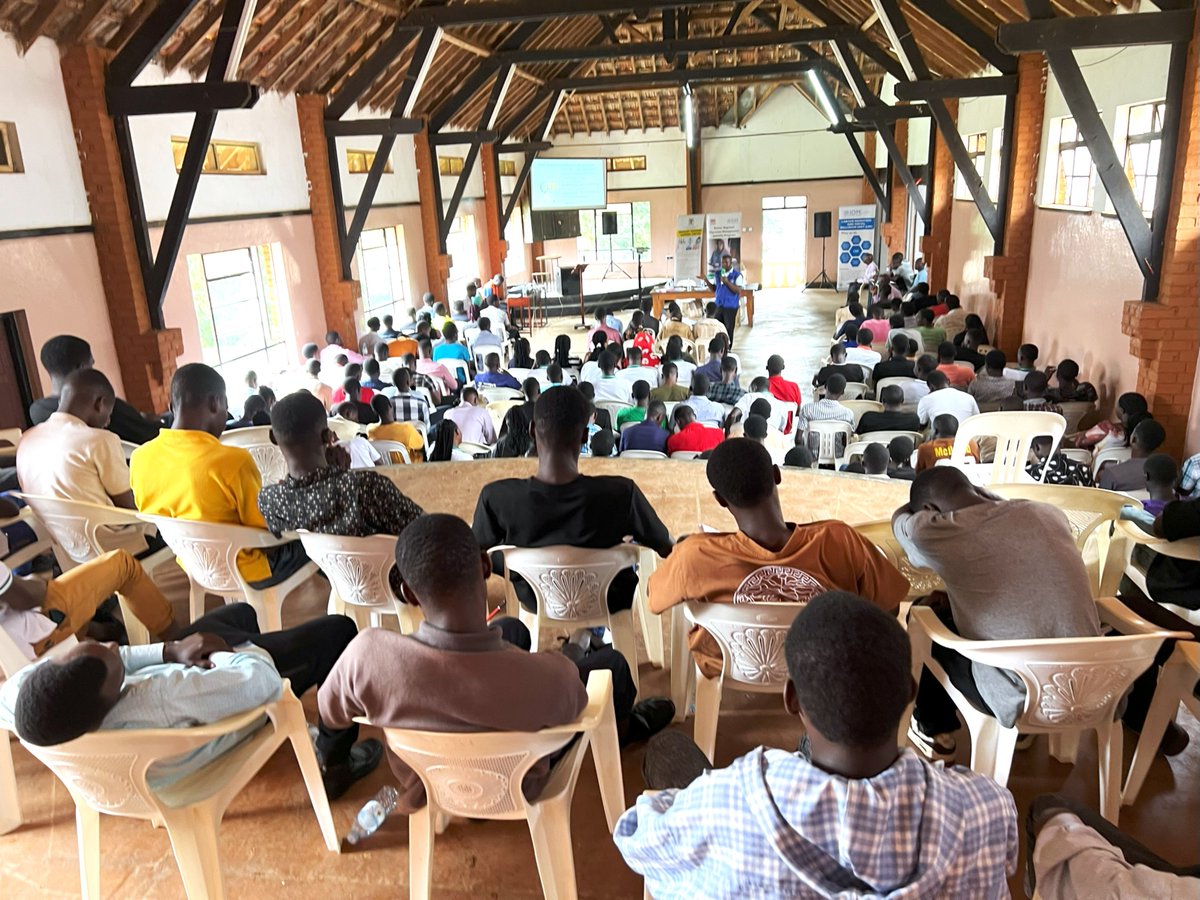 IOM_Uganda's tweet photo. Youth at St. Joseph’s Technical Institute Kisubi have been equipped with entrepreneurship skills for job creation, under IOM's Youth Business Incubator programme. Supported by @FCDOGovUK, the initiative aims to foster sustainable livelihoods. https://t.co/bTY4Q34Kyj