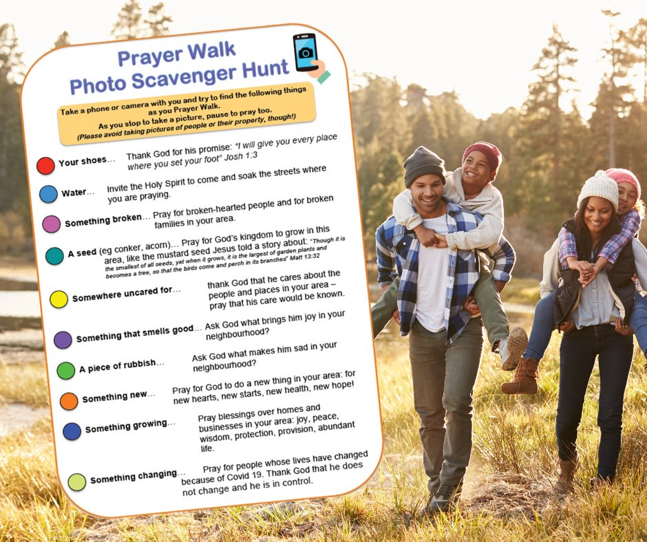 🤔 Wondering how to spend your Saturday afternoon? How about combining a walk with prayer, using these fun activity sheets for kids?! 🙏👟

hopeforeveryhome.org/Publisher/File…
#prayerwalk #hope4everyhome