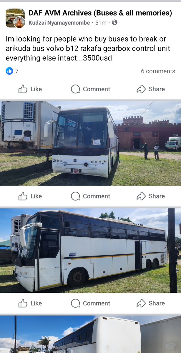 NyaBeer263's tweet image. Pane Volvo Bus $3500 pa Facebook Market Place
@Savheya_Happie ndimi munoziva zve construction and how many rooms can I get ?