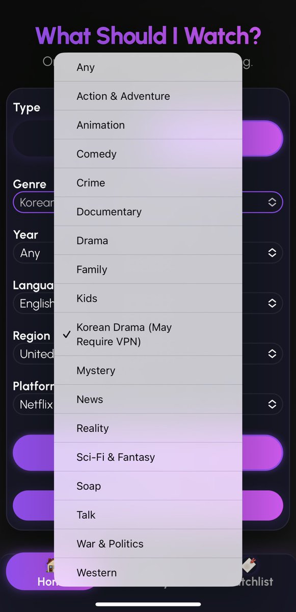BuildWithKirby's tweet image. Any K-Drama fans struggle to find where to view your next series…NOT ANY MORE

Korean Drama filter added.✅
#buildinginpublic #kdrama