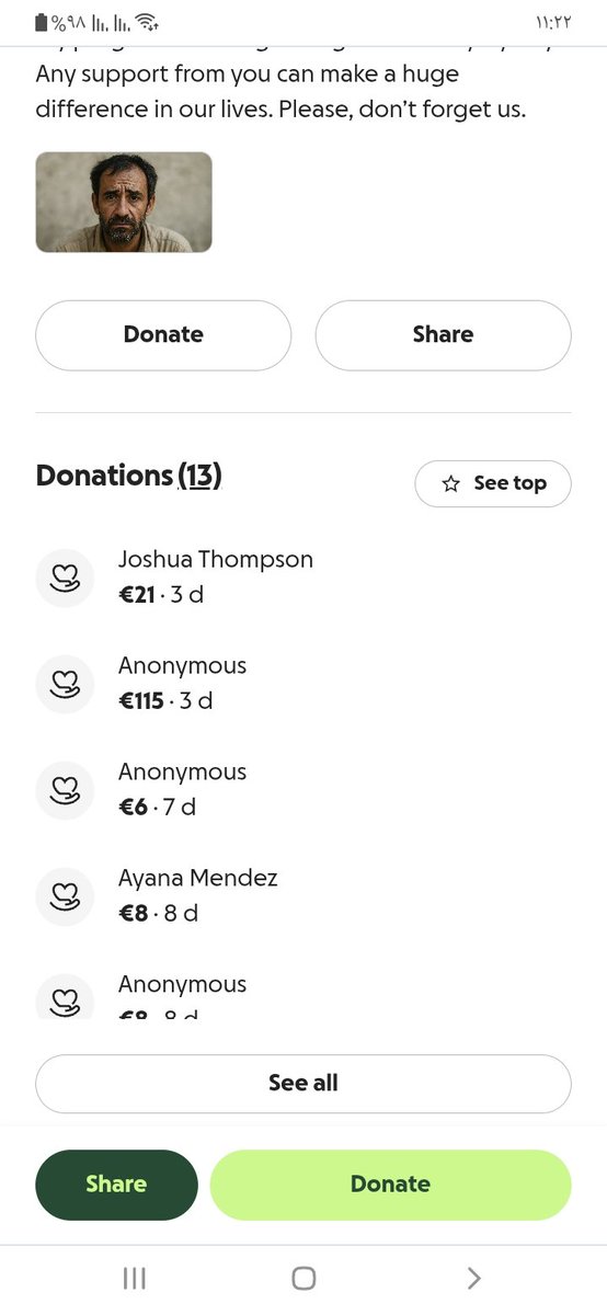 neama172's tweet image. I haven’t received any donation or support for 3 days 🥺💔.
Support me and donate so I can buy milk for my baby 🙏
I could use your help with my fundraiser on GoFundMe. Please share, support, or donate—every small action counts. gofund.me/dc702b8e