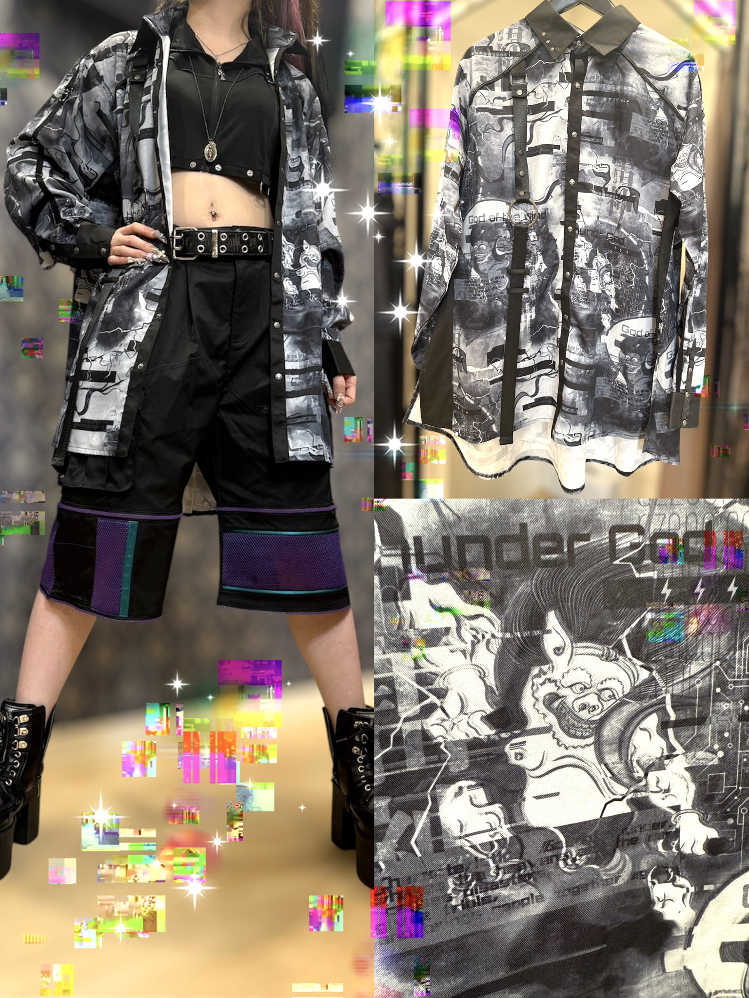 OZZ CROCE ドクロ チェック ジャケット グレー ゴスロリ 地雷系 Ozz Croce Japanese Street Fashion – Tokyo Fashion