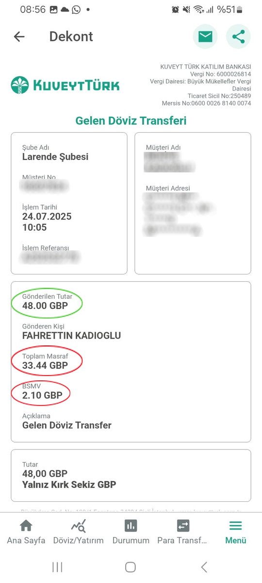 cabulka's tweet photo. Avrupa’da Satış Hayalinin Özeti: 14.56 Sterlin

2024 Kasım ayında büyük umutlarla Amazon UK’e kaydoldum. Kendi ürettiğim 500 parçalık ürünü Avrupa’ya gönderdim. Satışlar başladı, yaklaşık 15-20 ürün sattım. Ödemeleri almak için Payoneer hesabı açtım.

Sonra işler değişti.

Amazon UK ve İtalya, KDV numarası istedi. Almanya ve Hollanda atık/çöp vergisi talep etti. Masraflar, FBA ücretleri, reklam giderleri derken gördüm ki bu işin sürdürülebilirliği kalmamış. Avrupa satış defterini kapatmak zorunda kaldım.

Payoneer hesabımdaki 62 sterlini Türkiye’deki kendi hesabıma gönderemedim. Eşimin Kuveyt Türk hesabına yönlendirdim. 62 sterlinin sadece 55’ini göndermeme izin verdi. Oradan da 7 sterlin işlem ücreti kesildi. Elde kalan 48 sterlin.

Ama asıl şoku Kuveyt Türk yaşattı:
 BSMV: 2.10 Sterlin
 Toplam masraf: 33.44 Sterlin
Ve sonunda hesabımıza yatan bakiye: 14.56 Sterlin
Aylarca verdiğim emeğin, uğraşın, hayalin özeti bu rakam oldu.
Ama içimi en çok acıtan; emeğimi değil, Kuveyt Türk'ün “toplam masraf” adı altında kestiği 33.44 sterlin oldu.

Sesimizi duyan olur mu bilmem ama yazmak içimi rahatlattı…
#KuveytTürk
#Payoneer
#AmazonUK
#eTicaret
#KüçükİşletmelerinSesi
#GirişimciDestek
#TicaretBakanlığı
#BDDK
#GelirİdaresiBaşkanlığı
#MaliyeBakanlığı
#KDVUygulaması
#FinansalAdalet
#YurtDışıSatış
#GümrükEngelleri
#MasrafDeğilDestek
#EmeğeSaygı
#AvrupayaAçılanKapananKapı
#MüşteriDeğilMağdur
#GirişimcininÇığlığı
#İhracatHayali