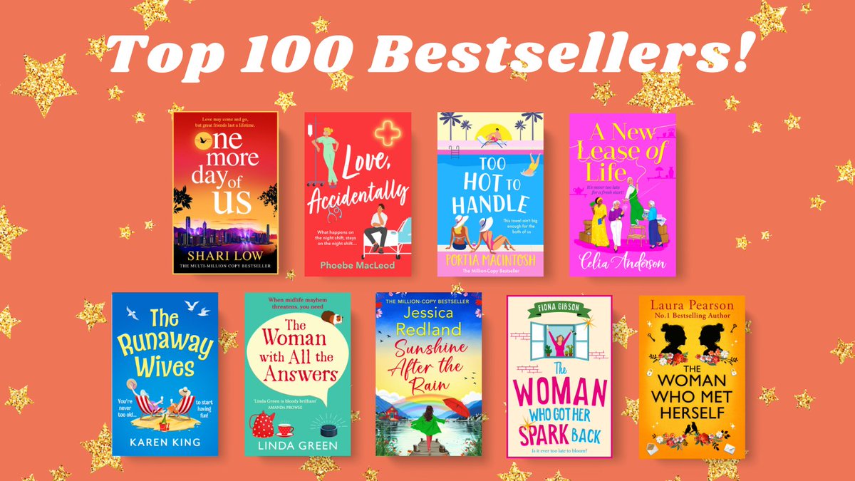 Boldwood Books (@boldwoodbooks) on Twitter photo ✨ TOP 100 BESTSELLERS ✨
Congratulations to @ShariLow, <a href="/macleod_phoebe/">Phoebe MacLeod</a>, @PortiaMacintosh, <a href="/CeliaAnderson1/">Celia Anderson</a>, <a href="/karen_king/">Karen King Author</a>, @lindagreenisms, <a href="/JessicaRedland/">Jessica Redland Author 📚💕💐🐻🍫🧁🦭🦔🐝🚜🦉🦙</a>, <a href="/FionaGibson/">Fiona Gibson</a> and <a href="/LauraPAuthor/">Laura Pearson</a> who are in the Kindle Top 100 Bestsellers chart! 🎉 ✨ TOP 100 BESTSELLERS ✨
Congratulations to @ShariLow, <a href="/macleod_phoebe/">Phoebe MacLeod</a>, @PortiaMacintosh, <a href="/CeliaAnderson1/">Celia Anderson</a>, <a href="/karen_king/">Karen King Author</a>, @lindagreenisms, <a href="/JessicaRedland/">Jessica Redland Author 📚💕💐🐻🍫🧁🦭🦔🐝🚜🦉🦙</a>, <a href="/FionaGibson/">Fiona Gibson</a> and <a href="/LauraPAuthor/">Laura Pearson</a> who are in the Kindle Top 100 Bestsellers chart! 🎉