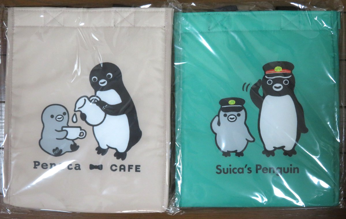 pingu651's tweet image. Suicaの夏まつり弁当コーナーで見つけた可愛らしい Suicaのペンギン 保冷トートバッグ
