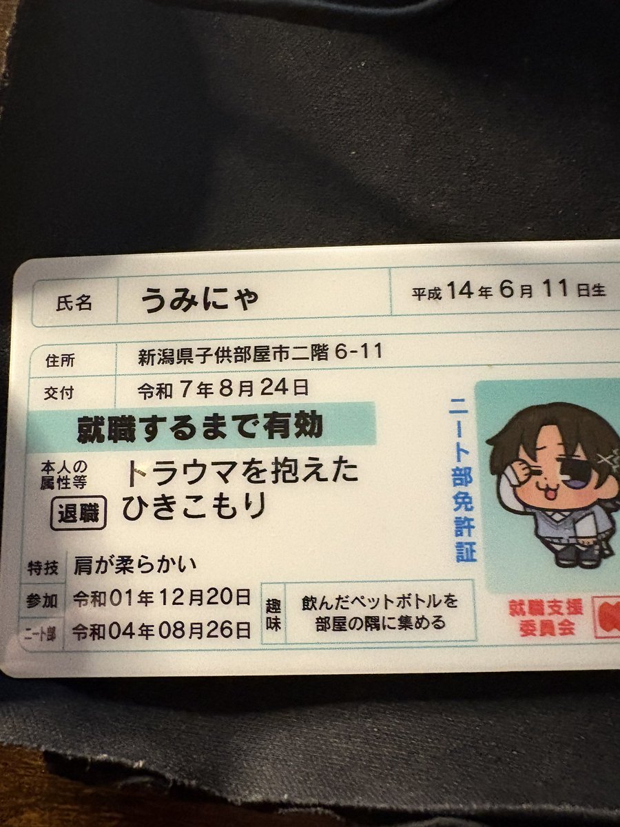 うみにゃさんGET #ニート部フェスPUS