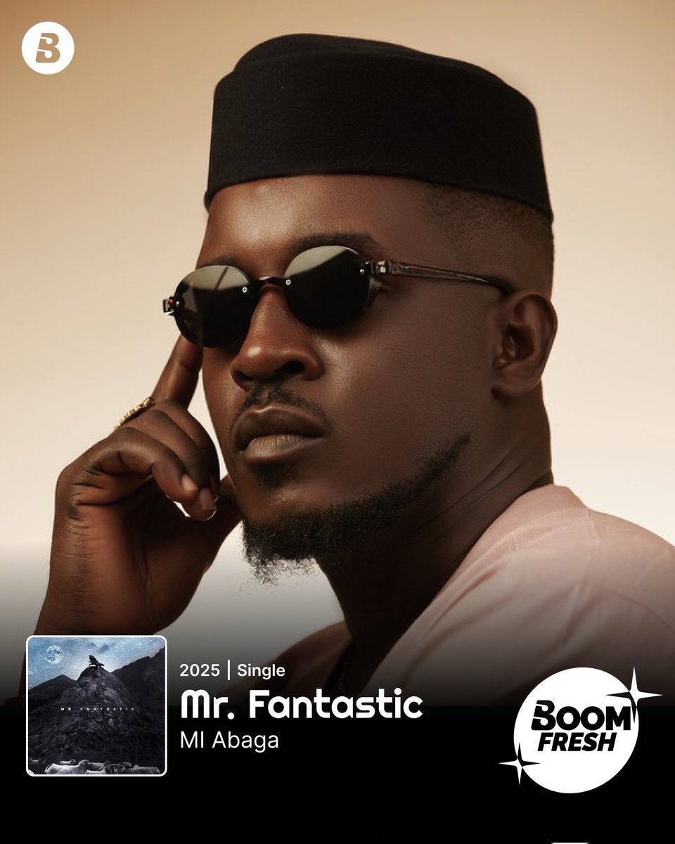 BoomplayNigeria's tweet photo. @MI_Abaga is back!🔥
He came in hard with #MrFantastic and it’s a blazing reintroduction.
This right here is the anthem for every rebirth & silent beast ready to rise.
🎧Take a listen on #Boomplay
▶️🔗 https://t.co/v15swjQtTD
#BoomFresh #MIAbaga #NewMusicFriday #HomeOfMusic https://t.co/Z38ipzfABO
