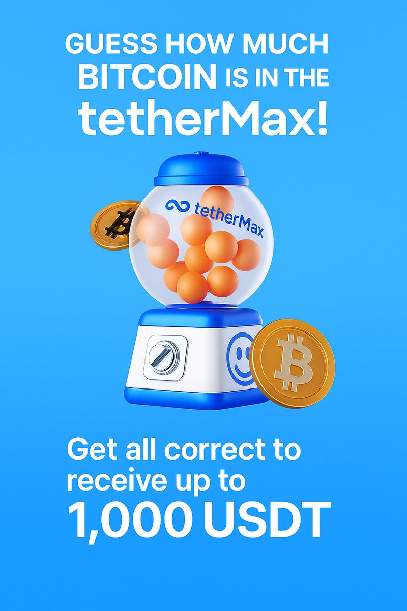 At 9:00 PM (KST), try guessing the price of Bitcoin on Bitget with TetherMax!
If you get it exactly right, you could win up to 1,000 USDT!
You can join once per day — want to give it a shot?
tethermax.io/ko/benefit/bit…
#futurestrading #cashback #tethermax #bitget