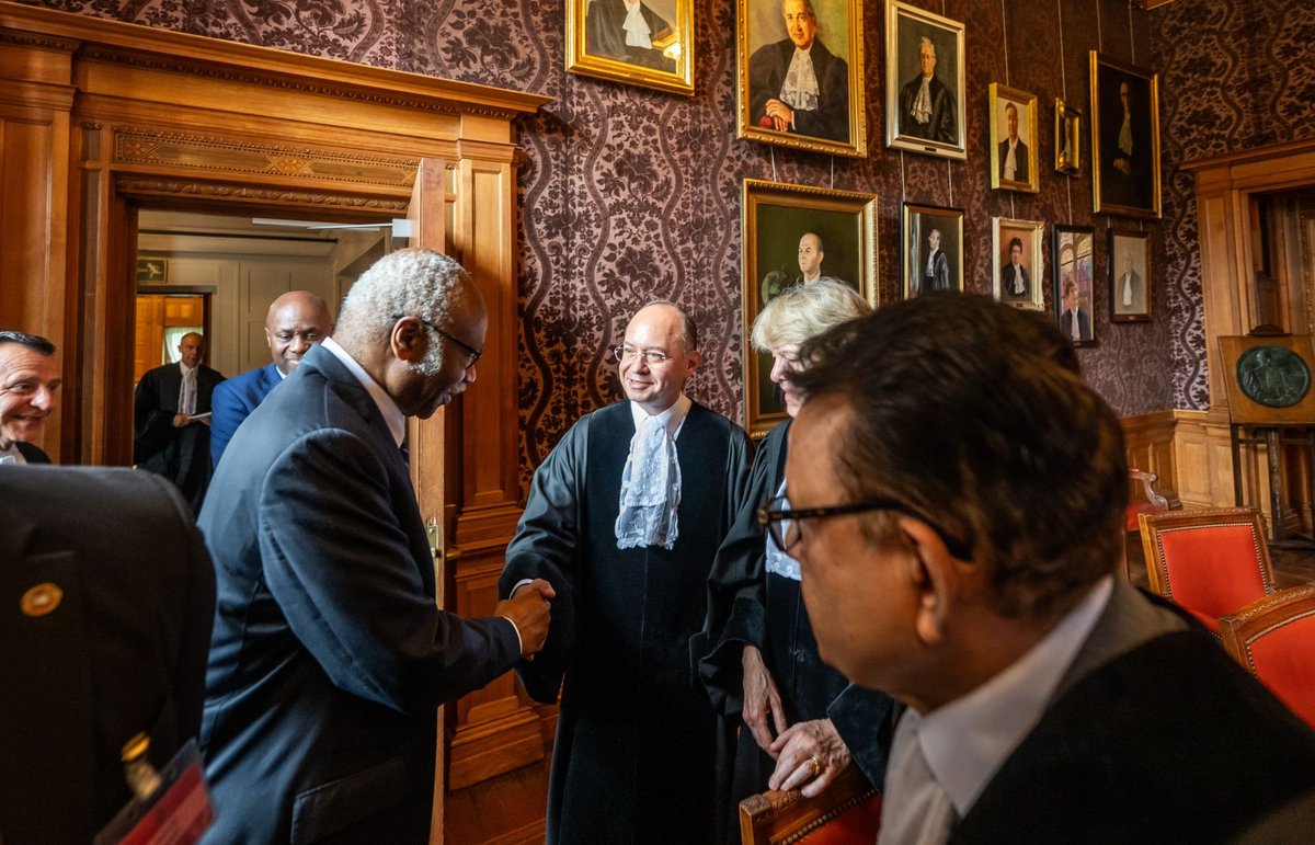 CIJ_ICJ's tweet image. NEWS: HE Mr @UnPhilemon, President of the 79th session of @UN General Assembly, paid a visit to the Court.
Link to the multimedia gallery of the visit: go.icj-cij.org/3Uua9Xm