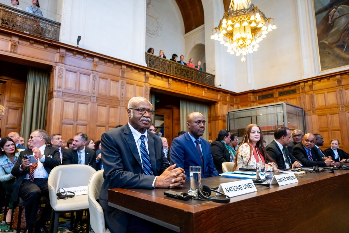 NEWS: HE Mr <a href="/UnPhilemon/">(UN)Philemon Yang</a>, President of the 79th session of <a href="/UN/">United Nations</a> General Assembly, paid a visit to the Court. 

Link to the multimedia gallery of the visit: go.icj-cij.org/3Uua9Xm