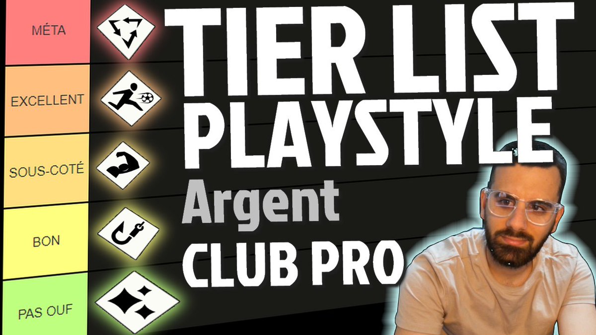 TIER LIST PLAYSTYLE EN ARGENT EAFC 25 CLUB PRO

youtu.be/z6HR9o5vXCQ