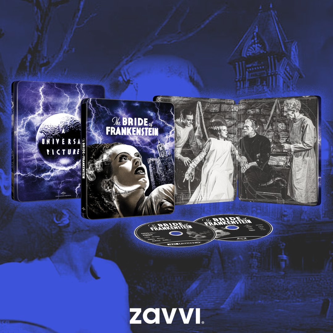zavvi's tweet image. &quot;To a new world of Gods and Monsters!&quot;

One of the ultimate Universal Monster movies, THE BRIDE OF FRANKENSTEIN, is getting a 4K steelbook.

Pre-order the influential horror classic here &amp;gt;&amp;gt;&amp;gt; zavvi.com/4k/the-bride-o…